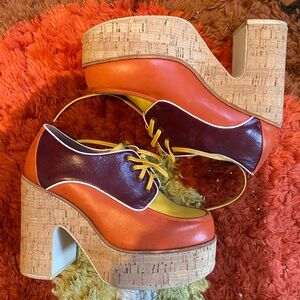 Jeffrey Campbell shaggin platforms size 9 barely worn